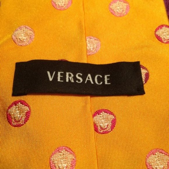 Versace Yellow Tie - Picture 3 of 3